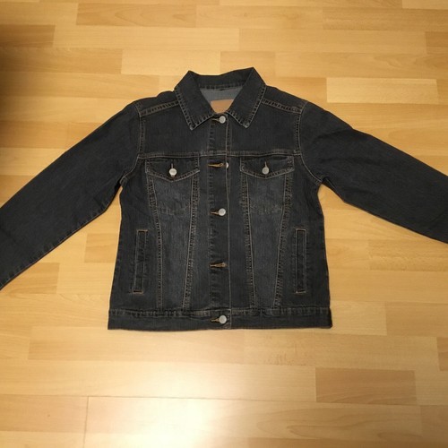 Damen jeansjacke schwarz - ,