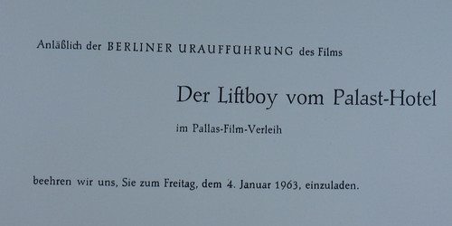 Einladung zur uraufführung - einladung,