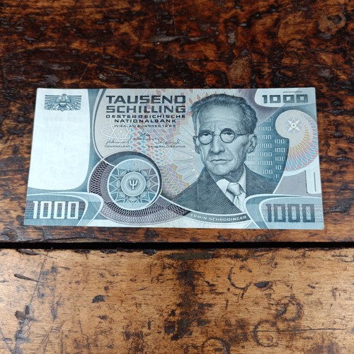 1000 schilling schein banknote - 1000,