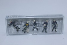 Preiser 10484 Feuerwehrmänner in moderner Einsatzkleidung 5 Figuren H0 1:87 Neu