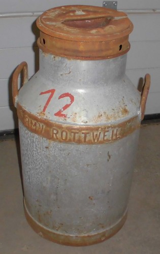Metall milch kanne groß bmv - metall,