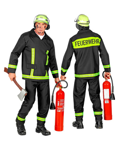 Feuerwehrmann uniform kostüm - feuerwehrmann,