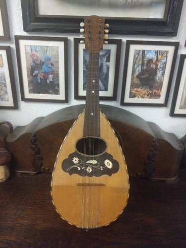 Alte mandoline mit - mandoline, und