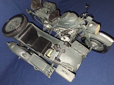 1:6 Motorad Zündapp KS 750 mit Seitenwagen II. WK Rar. riesig, sehr detailreich