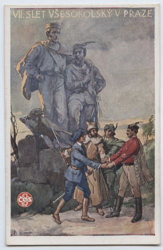 Künstler prag vii - künstler-ak, "vii