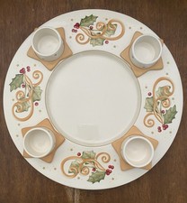 Goebel Porzellan Adventsteller Lichterglanz Adventskranz Weihnachtsteller