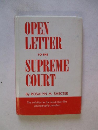 Shecter rosalyn open letter - shecter,,