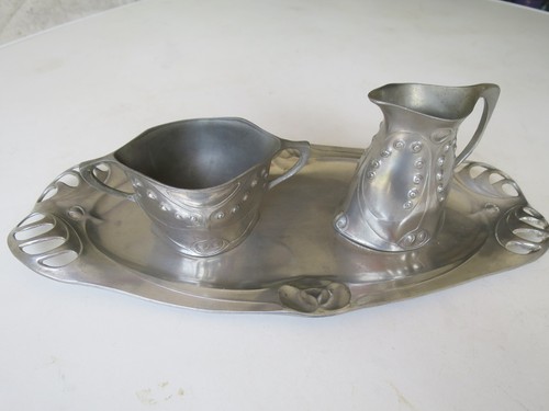 Jugendstil zinnschale - jugendstil,