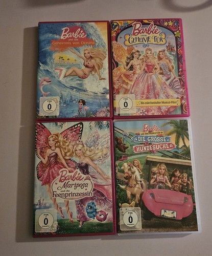 Barbie dvds - 4,