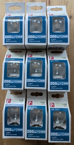 Paulmann led leuchtmittel - 9x,