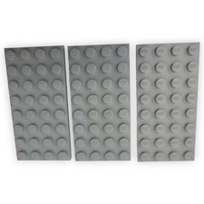 Lego Platte Bauplatte Plate 4x8 3035 Alt Hellgrau 6150 6082 7161 10030 10129