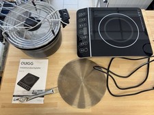 QUIGG IK 4017.19 Induktionskochplatte 2000W + Adapterplatte + Camping Koch SET !