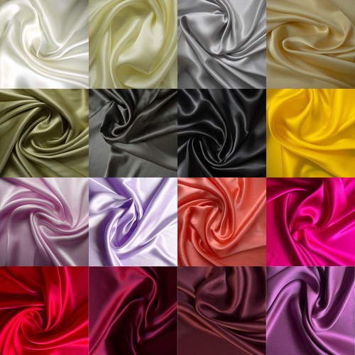 100 seide crepe satin uni - seide, 16