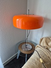 Orange Riesen Space Age Tischlampe von Staff Leuchten, Deutschland, 1970er Jahre