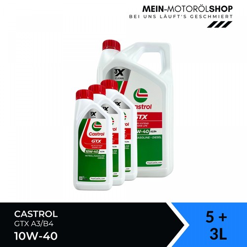 Castrol gtx 10w - 10w-40, a3/b4
