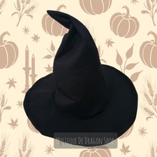 Schwarzer Hexenhut Halloween