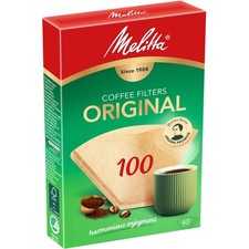 Melitta Original 100 Kaffeefilter braun 40 Stück Aromafilter ungebleicht FSC