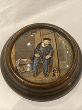 Prattware Topf mit Deckel "On