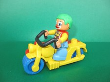 Lego Duplo Motorrad mit Fahrer Clown (251122F)