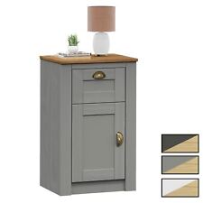 Nachttisch aus Holz mit 1