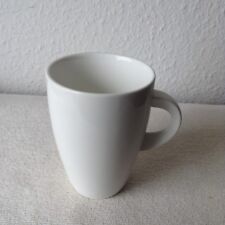 1 formschöne schlanke Kaffeetasse,  Tasse Teetasse Kaffeebecher weiß Porzellan