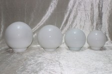 Lampen Schirm Milchglas rund