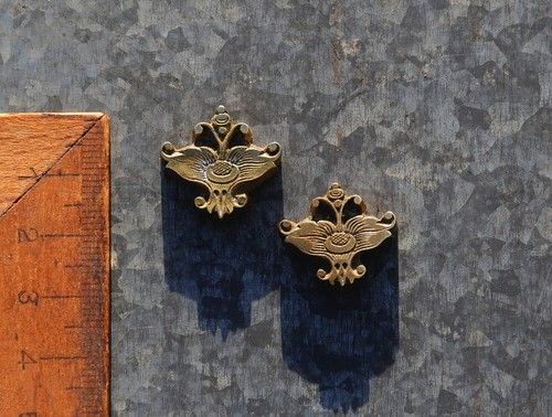 Messingornament - 2x,