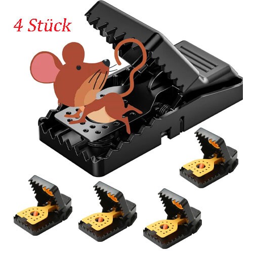Verzinkt profi rattenfalle - 4x,