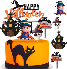 Halloween Kuchen Deko Hexe