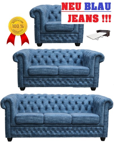 Vintage chesterfield set 1 - vintage, 3+2+1