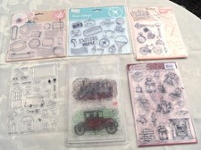 6 x Silikonstempel Set Clear