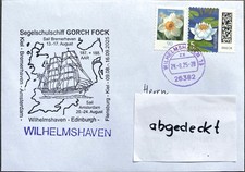 SSS Gorch Fock - 187. / 188. AAR 2025 aktuell  - Besuch in Wilhelmshaven - Brief