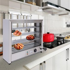 4 Etagen Warmhaltevitrine