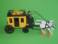 Timpo Toys Postkutsche 2. Version schwarze Räder, Achsen  Nr. 1