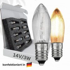 10x E10 14V/3W Ersatz für