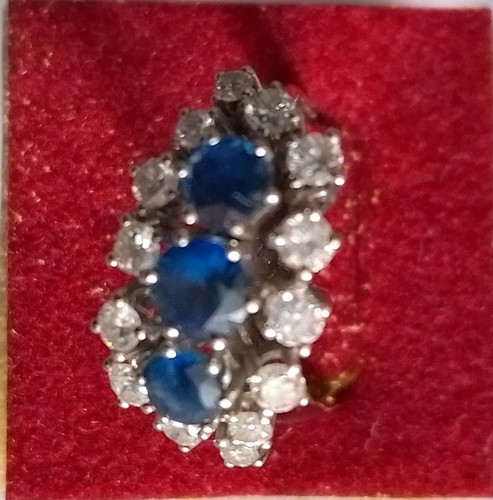 Weißgold ring 585 mit - weißgold,