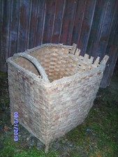 große alte Heukiepe Heukorb Korb f. Garten Tragekorb, kreative Gartendeko Deko