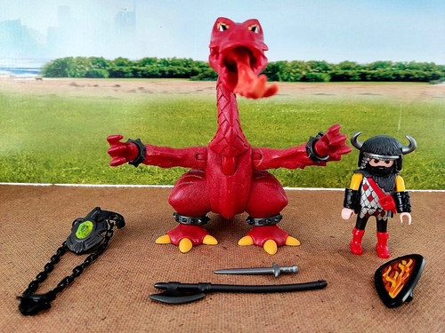Playmobil 3327 roter - , drache