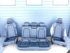 Audi S3 A3 8Y0 S-Line Sportback Bj.20 Komplett Sitze Schwarz Leder Vorne Hinten