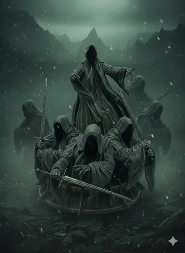Nazgul ringgeister gruppe - ringgeister,