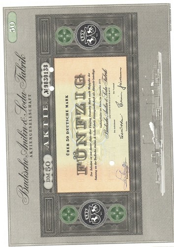 Historisches wertpapier 5er - wertpapier,