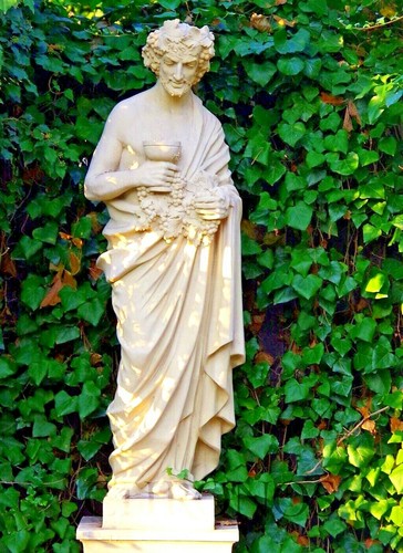 Steinfigur herbst skulptur - 🔶steinfigur,