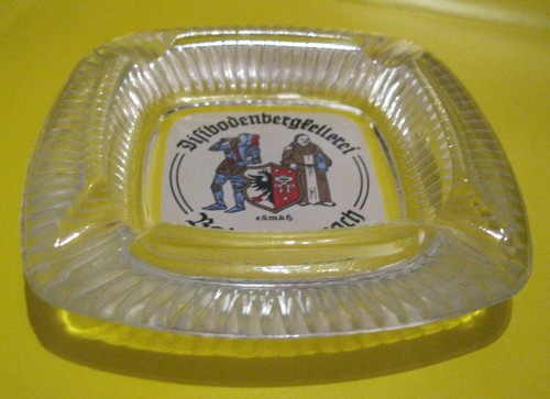 Old advertising ashtray - old,