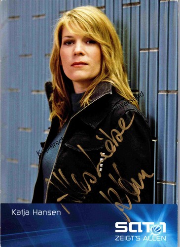 Original autogramm katja - original, "katja
