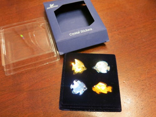 Bunte swarovski fische set - 4,