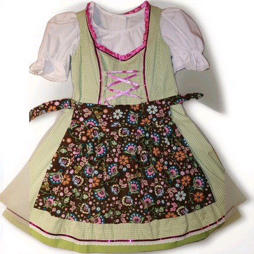 Dirndl 40 grün - 38, rosa