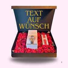 Geschenkbox mit Michael Kors Uhr und Tommy Girl, Geschenkidee