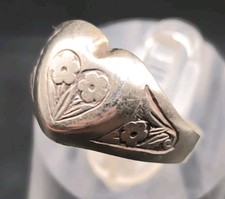  Vintage Herz Ring Silber 925