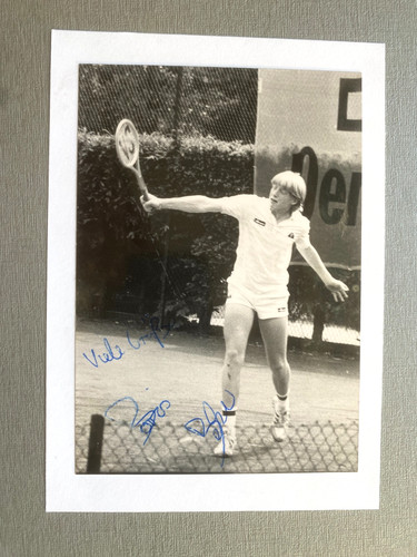 Boris becker tennis signed - tennis,