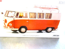 VW Bulli Bus T1 Camper Campingbus orange weiss 450060600 Schuco 1:18